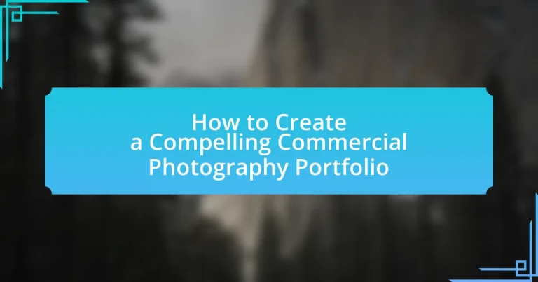 How to Create a Compelling Commercial Photography Portfolio