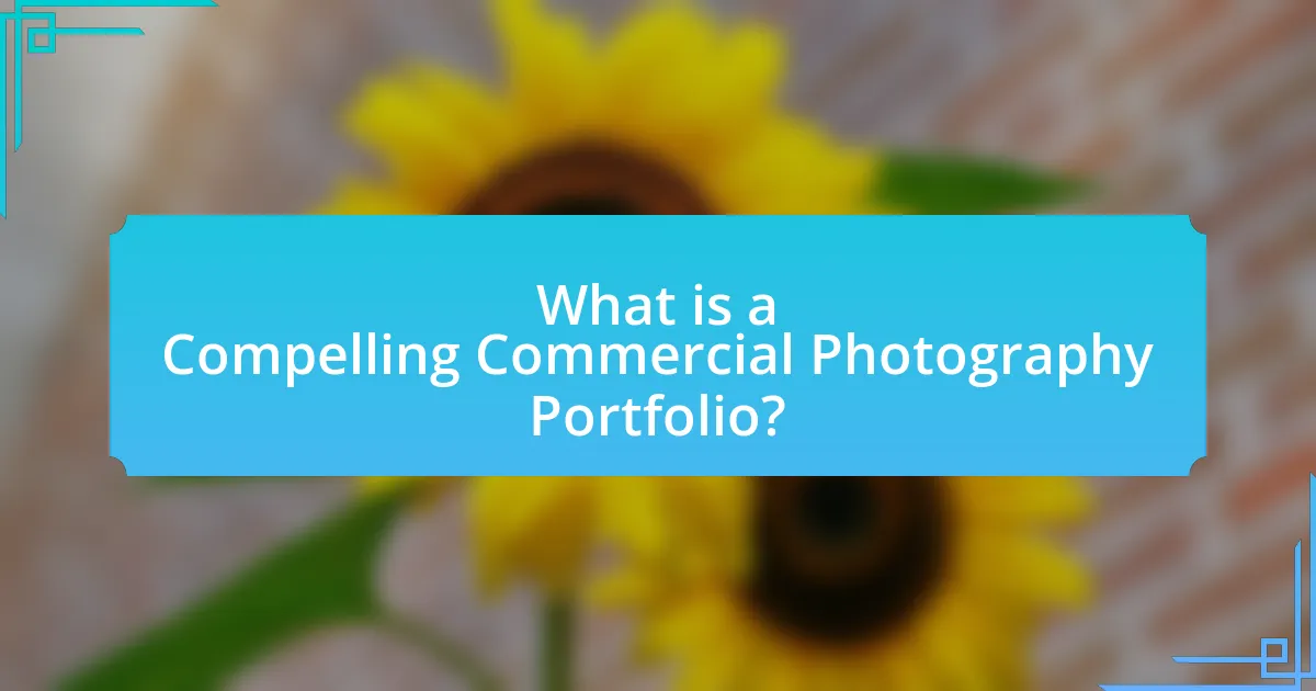 What is a Compelling Commercial Photography Portfolio?